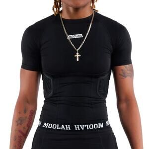 Moolah Women's Blacktop Basketball Padded Compression Top Size S